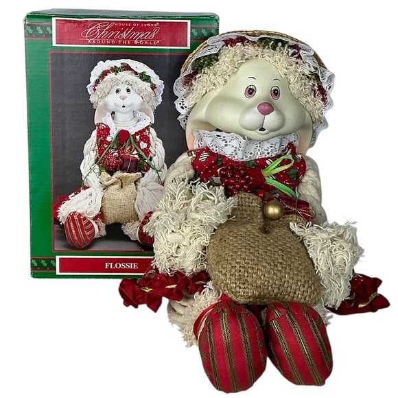 House of Lloyd Flossie Christmas Shelf Sitter Around the World 541736 Vintage - Picture 12 of 16